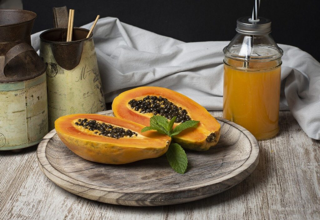 papaya fruit,